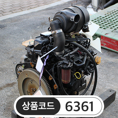얀마, 디젤 엔진3TNE6819.4마력진열품